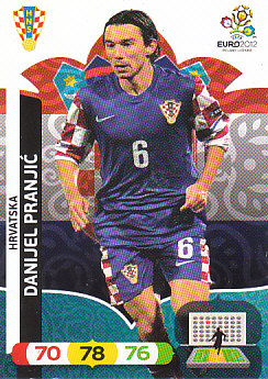 Danijel Pranjic Croatia Panini UEFA EURO 2012 #110